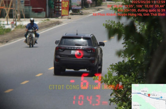 nhieu chu xe bi loi phat nguoi vuot qua toc do cho phep