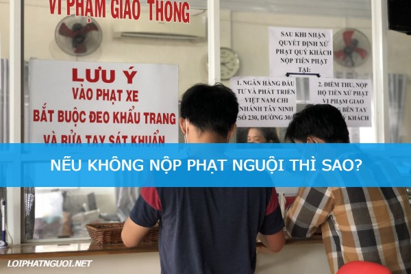 neu khong nop phat nguoi thi sao? neu khong nop phat nguoi thi sao?
